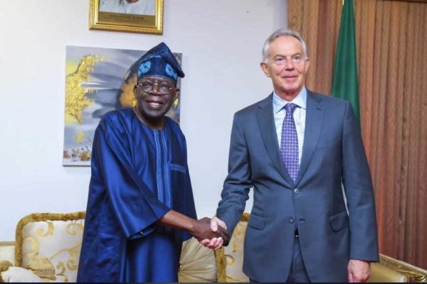 Former UK Prime Minister Tony Blair visits Nigeria President-Elect