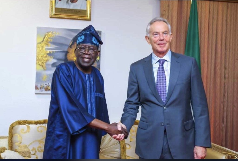 Former UK Prime Minister Tony Blair visits Nigeria President-Elect