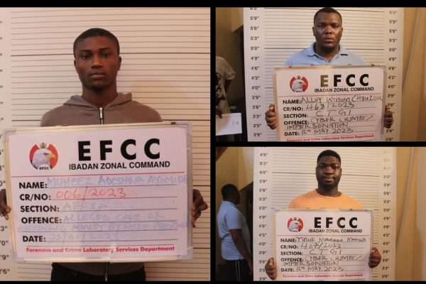 Recovered items forfeited to FG As Three Internet Fraudsters Bag Jail Terms in Oyo