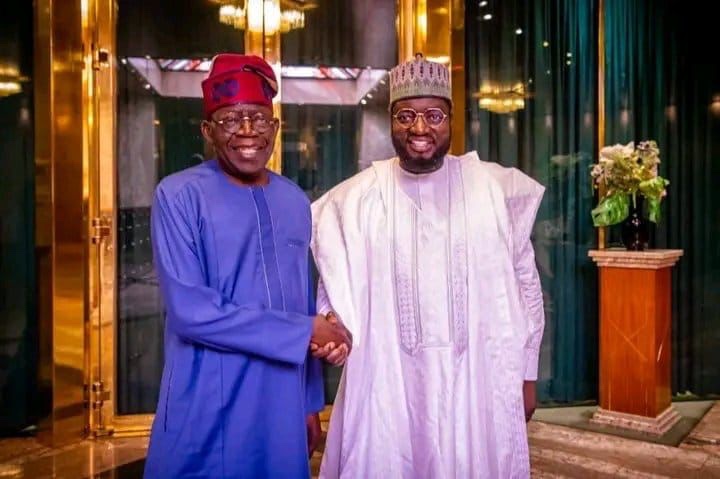 President, Bola Tinubu meets House of Representatives Speakership aspirant.Yusuf Gagdi