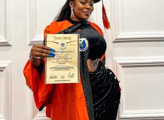 Popular Skit Maker, Ashmusy bags honorary doctorate degree from US varsity