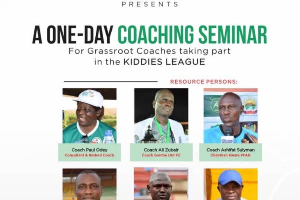 Kwara Kiddies YEG league set to hold seminar for Coaches