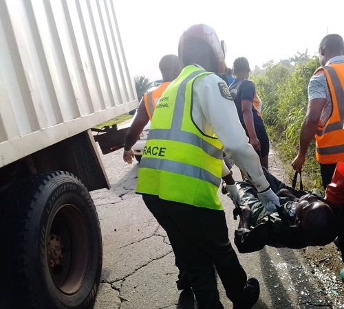 Trucks collision kills one, injures two in Ogun