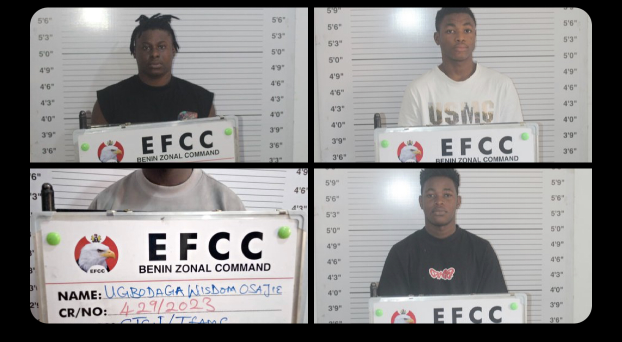 Court Sends Four Internet Fraudsters to Prison in Benin City