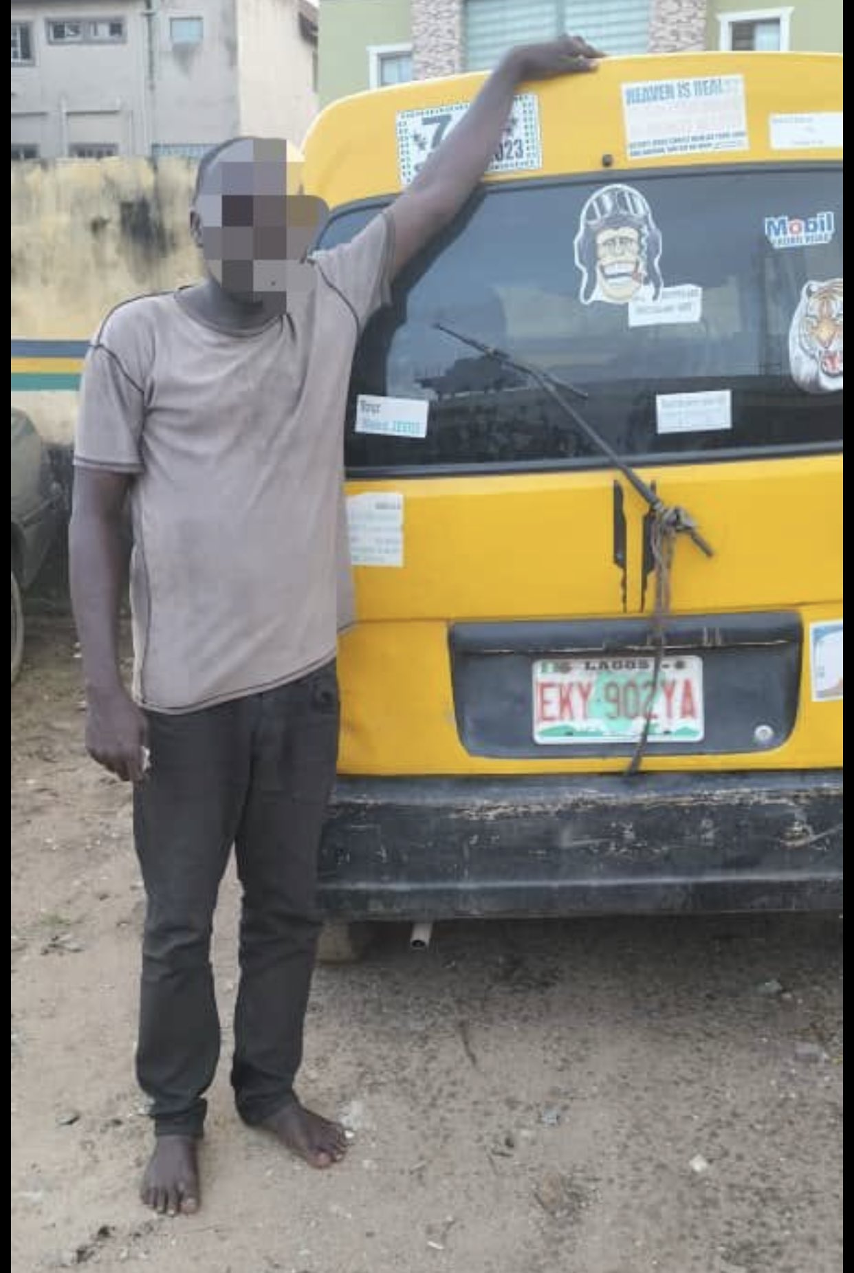 Police Arrest Man For Stealing ‘Korope’ bus in Lagos