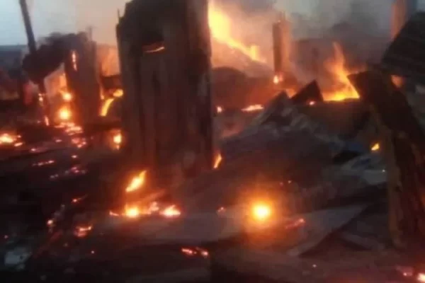 Fire razes popular hotel in Onitsha