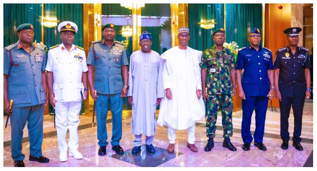 There’s Work To Be Done, Tinubu Tells Service Chiefs At First Meeting