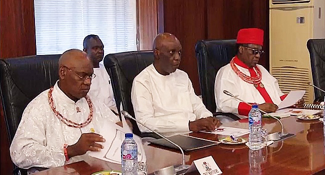 Tinubu Meets With Oba of Benin In Aso Rock