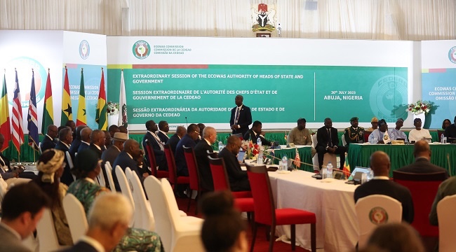 ECOWAS Leaders Gather For Key Summit On Niger Coup