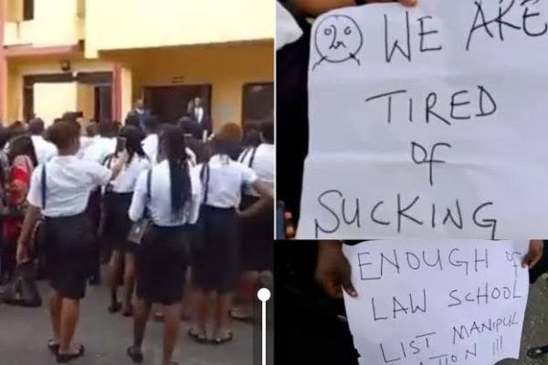 UNICAL Law Students Protest, Labels Faculty Dean Sexual Predator