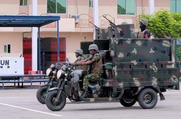 Nigerian Military Launches Armoured Tricycles .