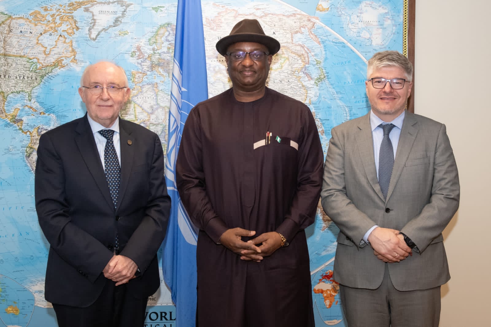 The Minister of Aviation Festus Keyamo visits ICAO Headquarters seeks support of International Bodies on Aviation Master plan