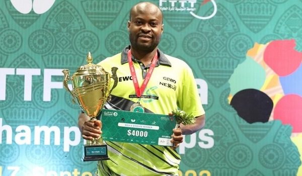 Nigeria’s Quadri Aruna Retains ITTF African Championship Title