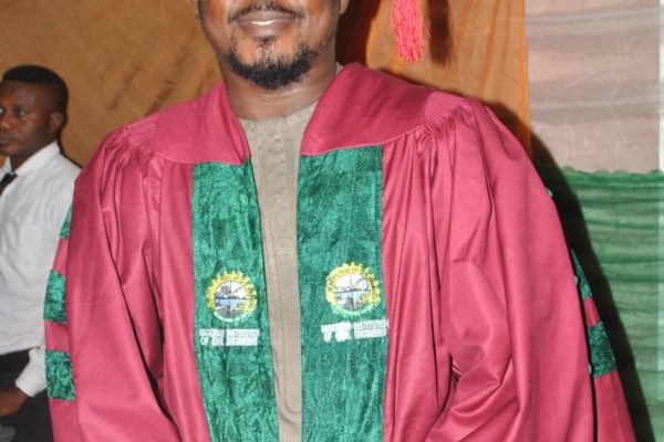 Ardent Football Promoter, Engr. Laide Ahmed conferred with fellow of Nigerian Institution of Civil Engineers