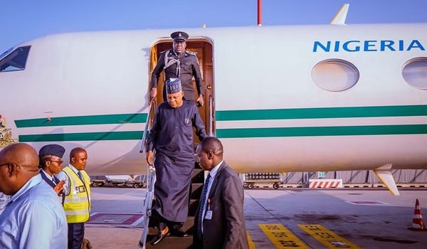 Food Security: Shettima Arrives In US For World Food Prize Int’l Dialogue