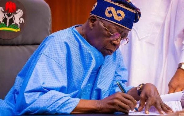 Tinubu assents bill on local military equipment production