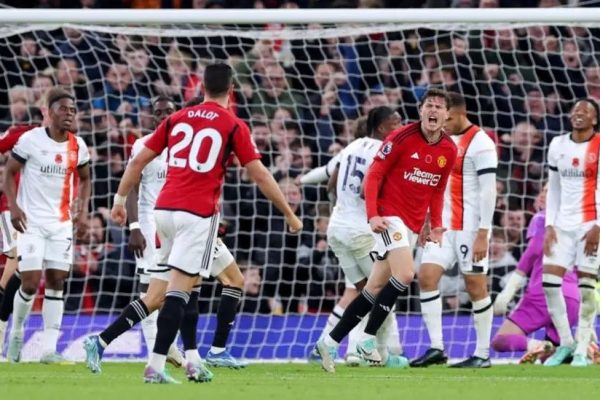 Manchester united 1 v 0 Luton town: Lindelof goal gives Man Utd narrow win over Luton