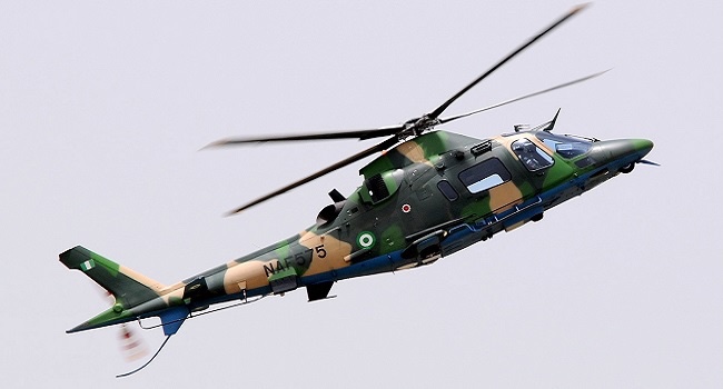 UPDATED: Military helicopter crashlands in Port Harcourt