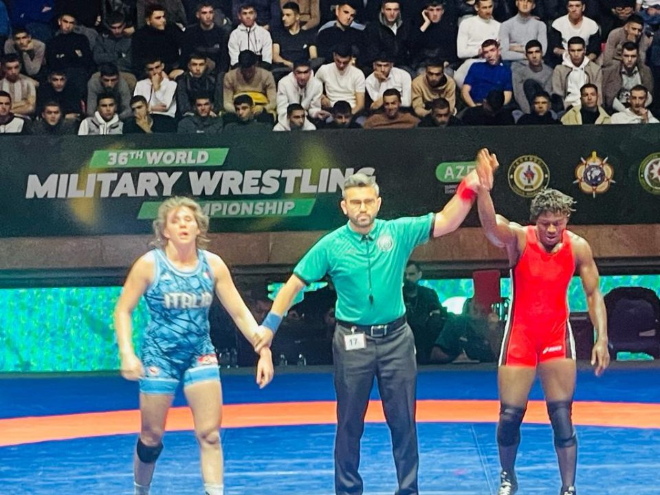 PHOTOS: Nigerian soldiers win gold, silver at world wrestling championship