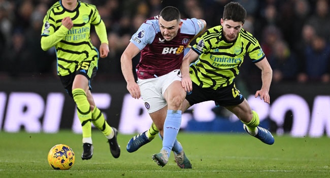 Aston Villa Beat Arsenal To Spark Unlikely EPL Title Bid