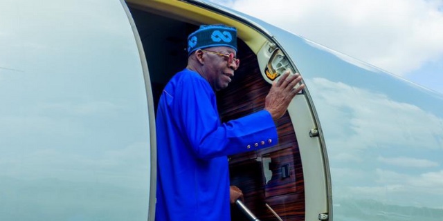 JUST IN: Tinubu departs Abuja for Maiduguri