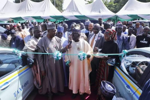 Tinubu Inaugurates Nigeria’s First Electric Taxis In Maiduguri