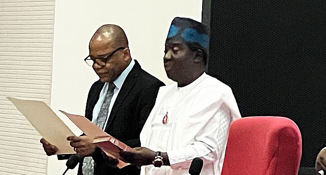 JUST IN: Simon Lalong Sworn In As Senator