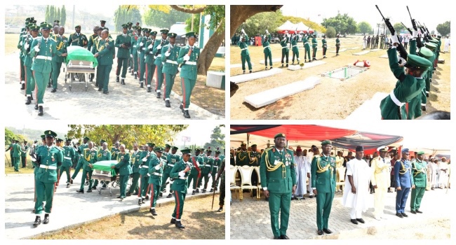 Former Army Chief Chris Alli Buried In Abuja