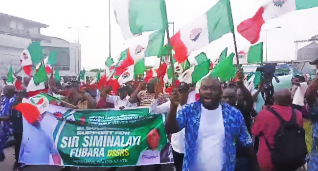 NLC, TUC Show Support For Fubara In Port Harcourt