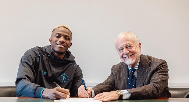 BREAKING: Osimhen Extends Napoli Contract Till 2026