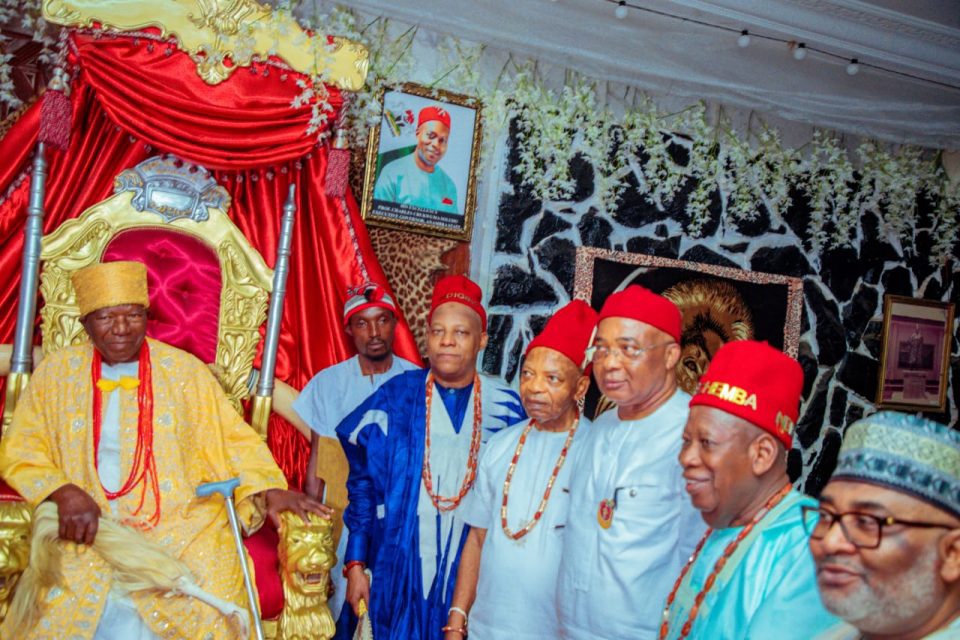 PHOTOS: Shettima, Ganduje receive chieftaincy titles in Anambra