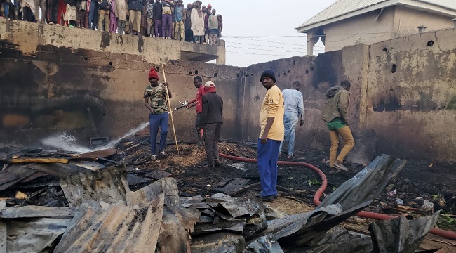 One Person Killed, Several Shops Razed As Fire Guts Central Market In Zamfara