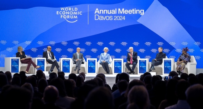 Davos Free-Trade Champions Fret Over War, Climate