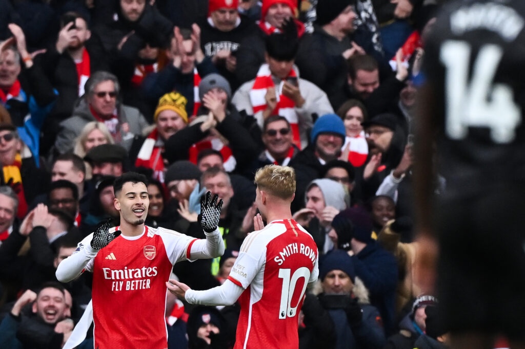 Arsenal Thrash Crystal Palace To Ease Back To Winning Ways