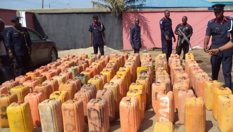 Navy seizes boat with 800 jerrycans of petrol