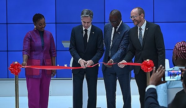 US Secretary Blinken Commissions American Corner In Lekki