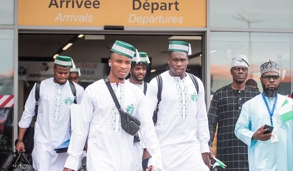 PHOTOS: Super Eagles Arrive Abidjan For AFCON 2023