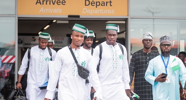 PHOTOS: Super Eagles Arrive Abidjan For AFCON 2023