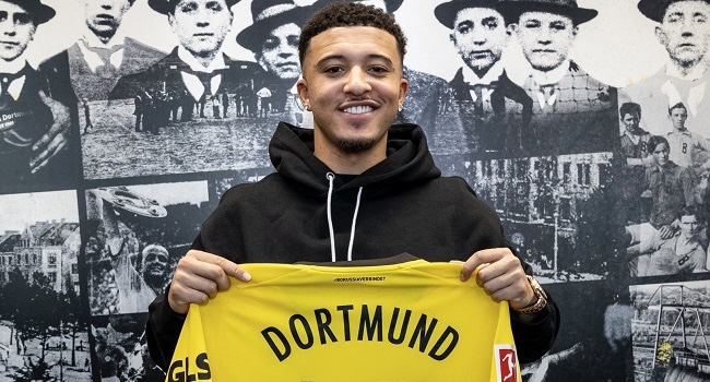 Sancho Escapes Man Utd Banishment To Rejoin Dortmund On Loan