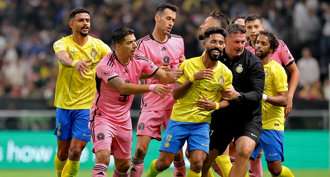 Al Nassr Thrash Inter Miami As Ronaldo, Messi Watch On