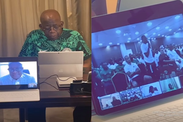 President Tinubu motivates Super Eagles ahead Of AFCON quarterfinals