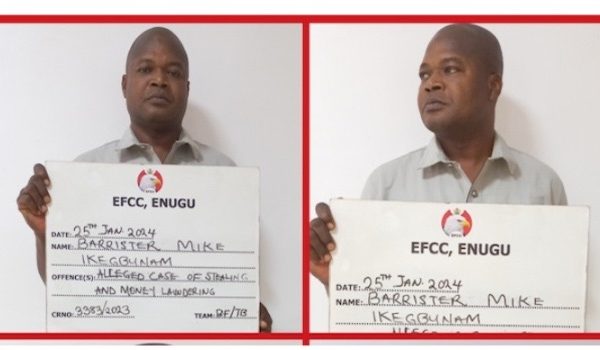 EFCC Arraigns Lawyer Over Alleged N91m Land Fraud In Enugu