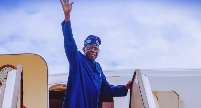 Tinubu Departs Addis Ababa After AU Summit