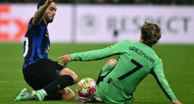 Atletico’s Griezmann Suffers ‘Moderate’ Ankle Sprain