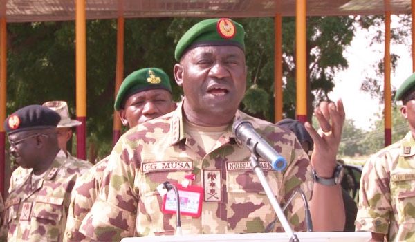 CDS Musa Orders Probe As Four Senior Officers, 12 Soldiers Killed In Delta