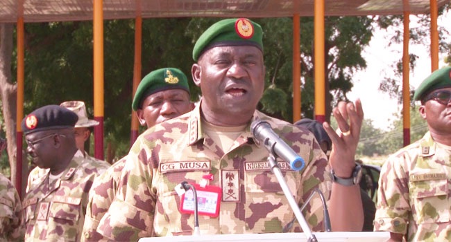 CDS Musa Orders Probe As Four Senior Officers, 12 Soldiers Killed In Delta