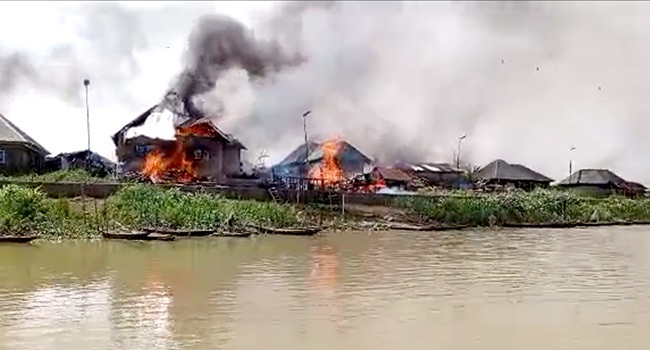 Delta Community Razed After Killing Of Soldiers