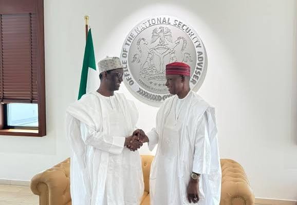 Kano: Gov Yusuf meets NSA, Nuhu Ribadu over emirate crisis