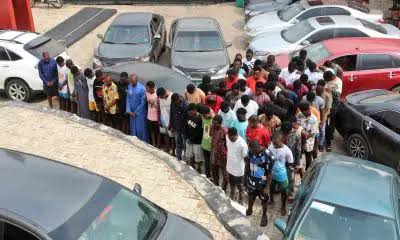 EFCC arrests 64 suspected internet fraudsters, recovers 18 vehicles