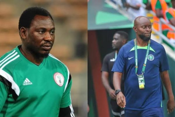 Tension in Super Eagles camp as Amokachi rejects being Finidi George’s assistant